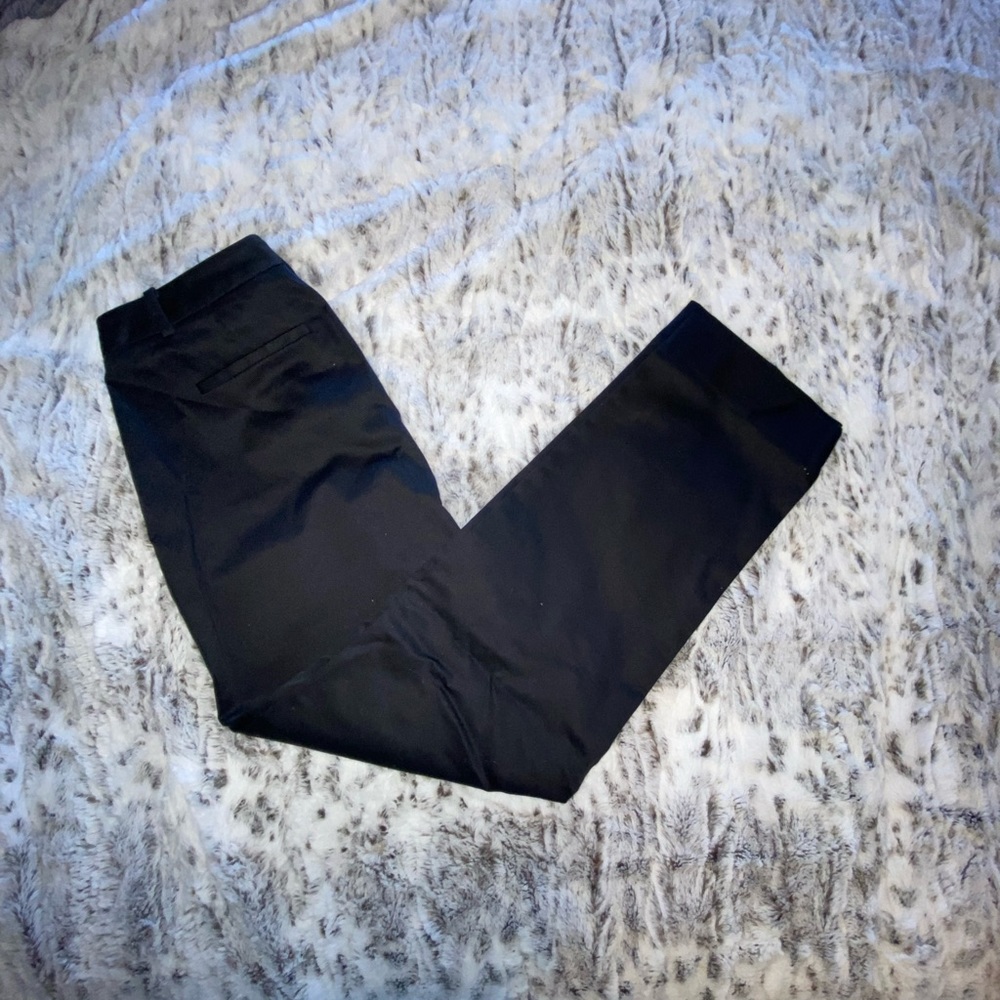 Charter Club Tummy Control Slimming Trouser Dress Pants Black Size 8